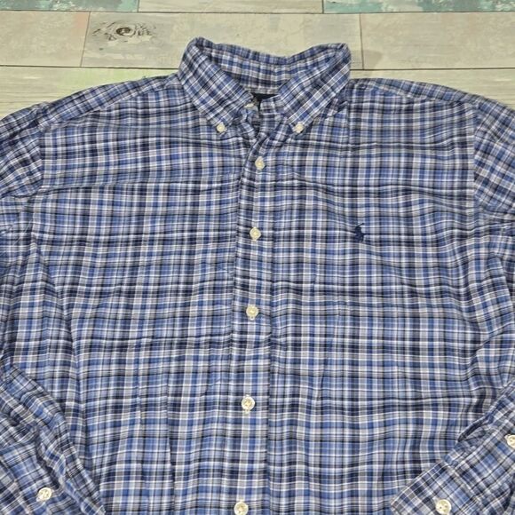 Blue Ralph Lauren Button Down Shirt sz Large - Picture 2 of 3
